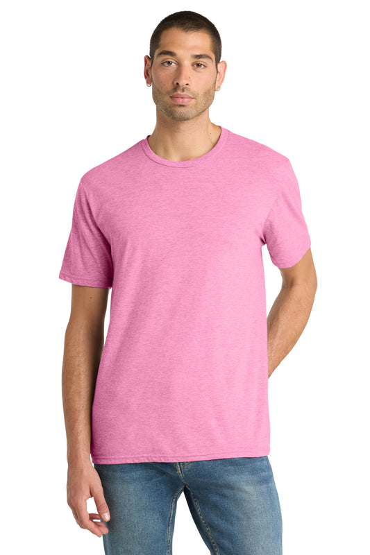 District Perfect Blend CVC Tee DM108 Awareness Pink Heather