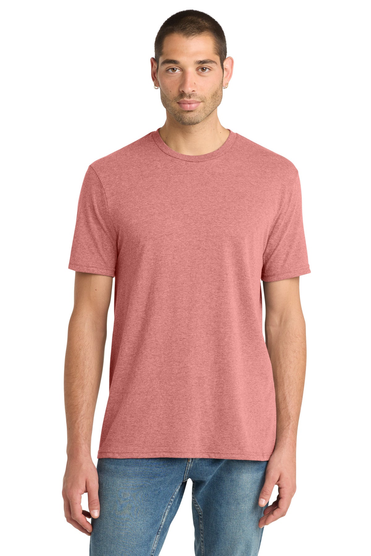 District Perfect Blend CVC Tee DM108 Blush Frost