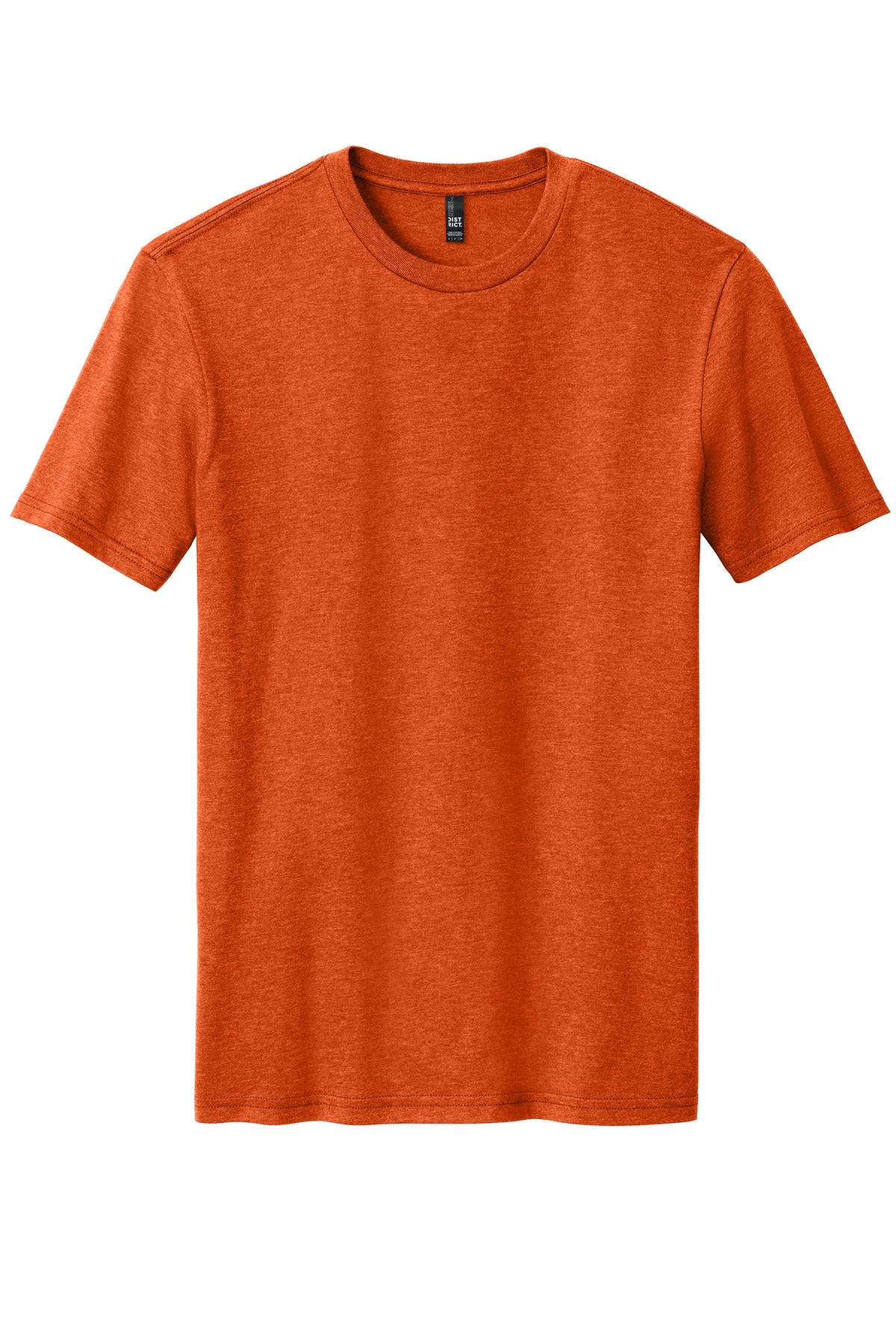 District Perfect Blend CVC Tee DM108 Deep Orange Heather