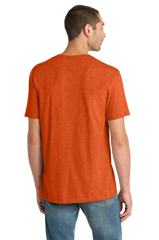 District Perfect Blend CVC Tee DM108 Deep Orange Heather