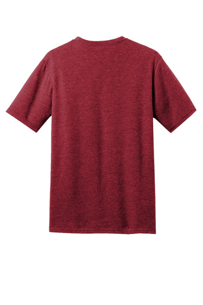District Perfect Blend CVC Tee DM108 Red Fleck
