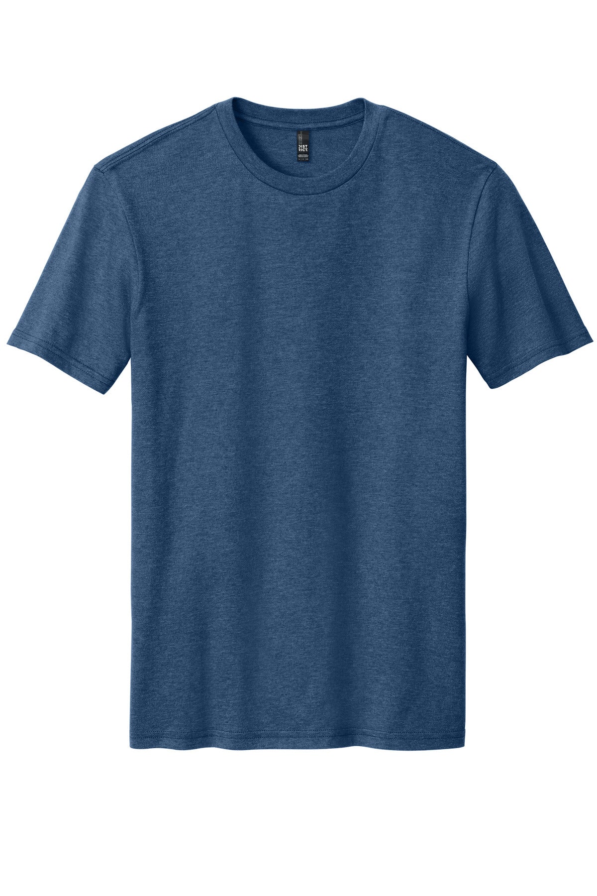 District Perfect Blend CVC Tee DM108 Deep Royal Fleck