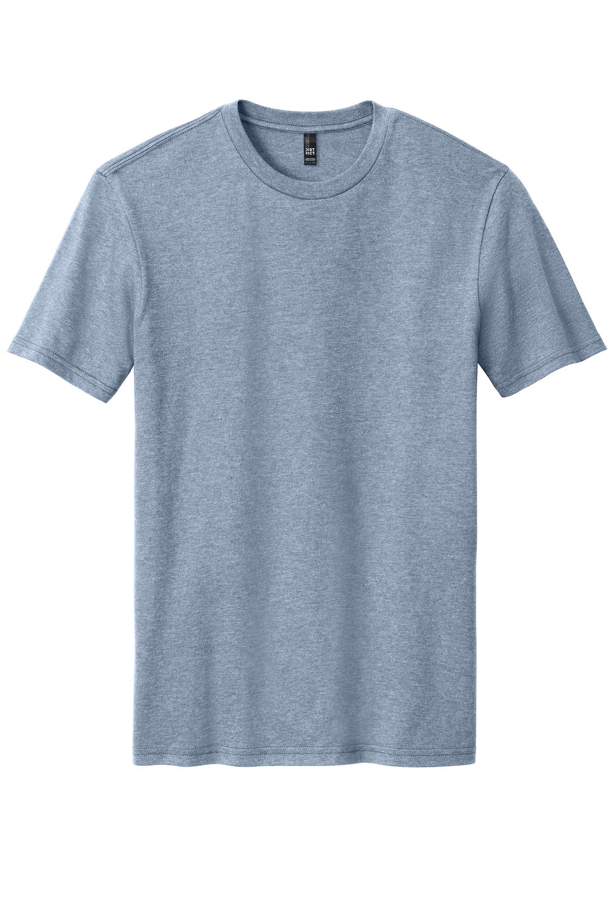 District Perfect Blend CVC Tee DM108 Flint Blue Heather
