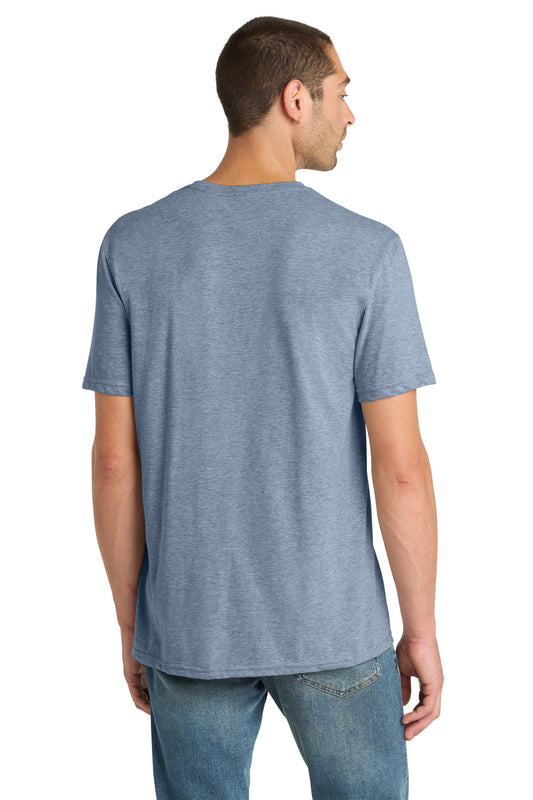 District Perfect Blend CVC Tee DM108 Flint Blue Heather