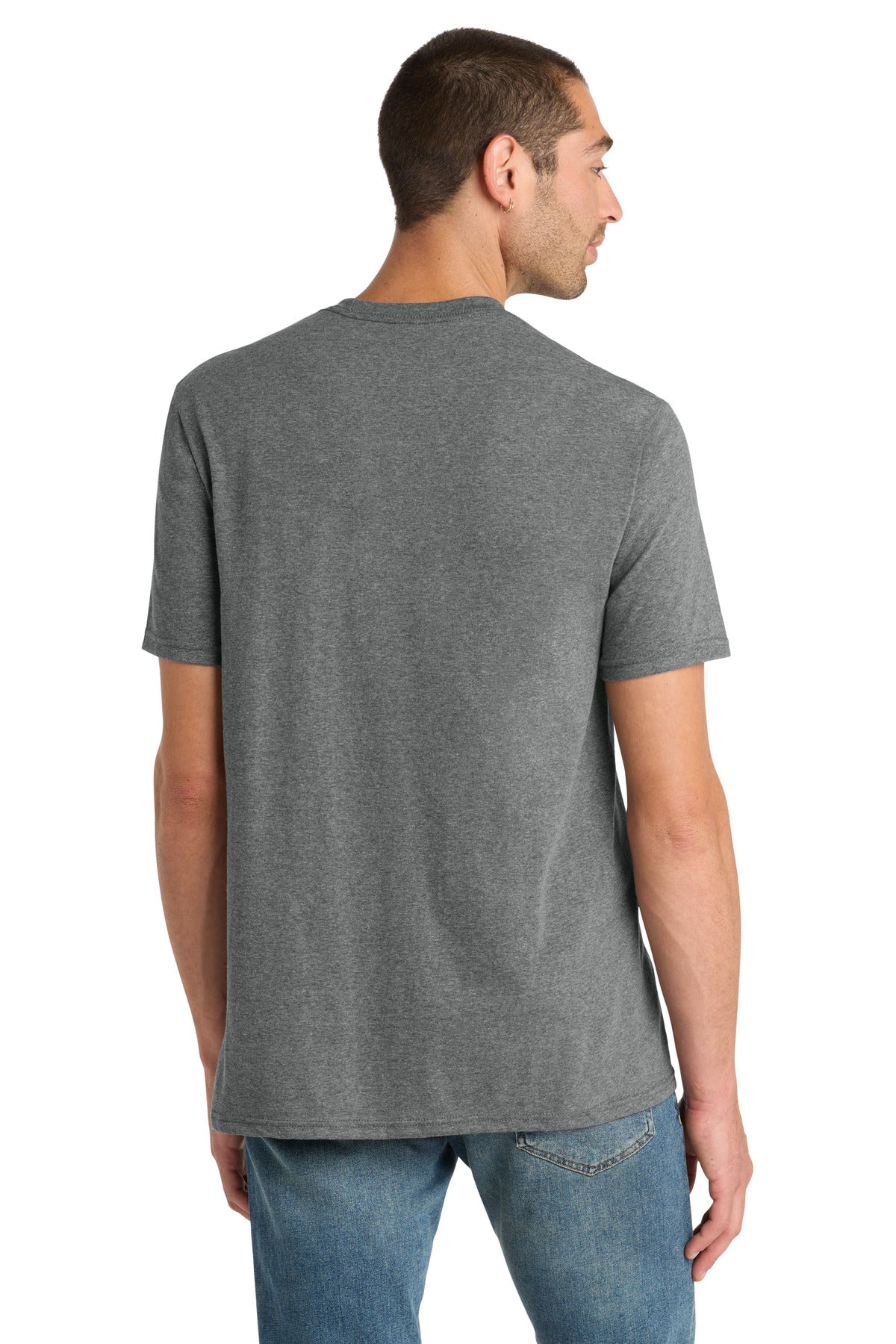 District Perfect Blend CVC Tee DM108 Grey Frost