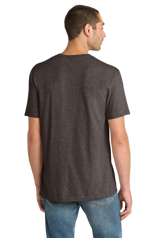 District Perfect Blend CVC Tee DM108 Heathered Brown