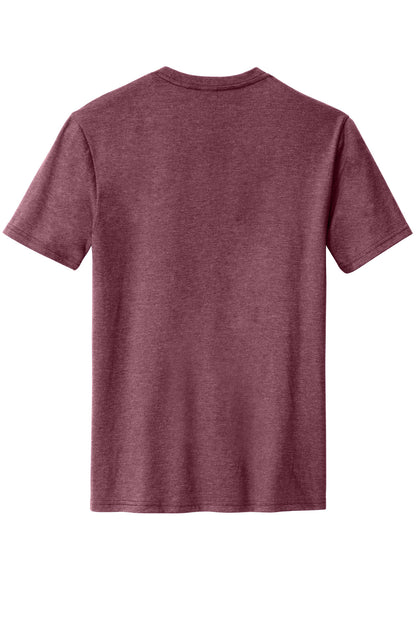 District Perfect Blend CVC Tee DM108 Heathered Cardinal