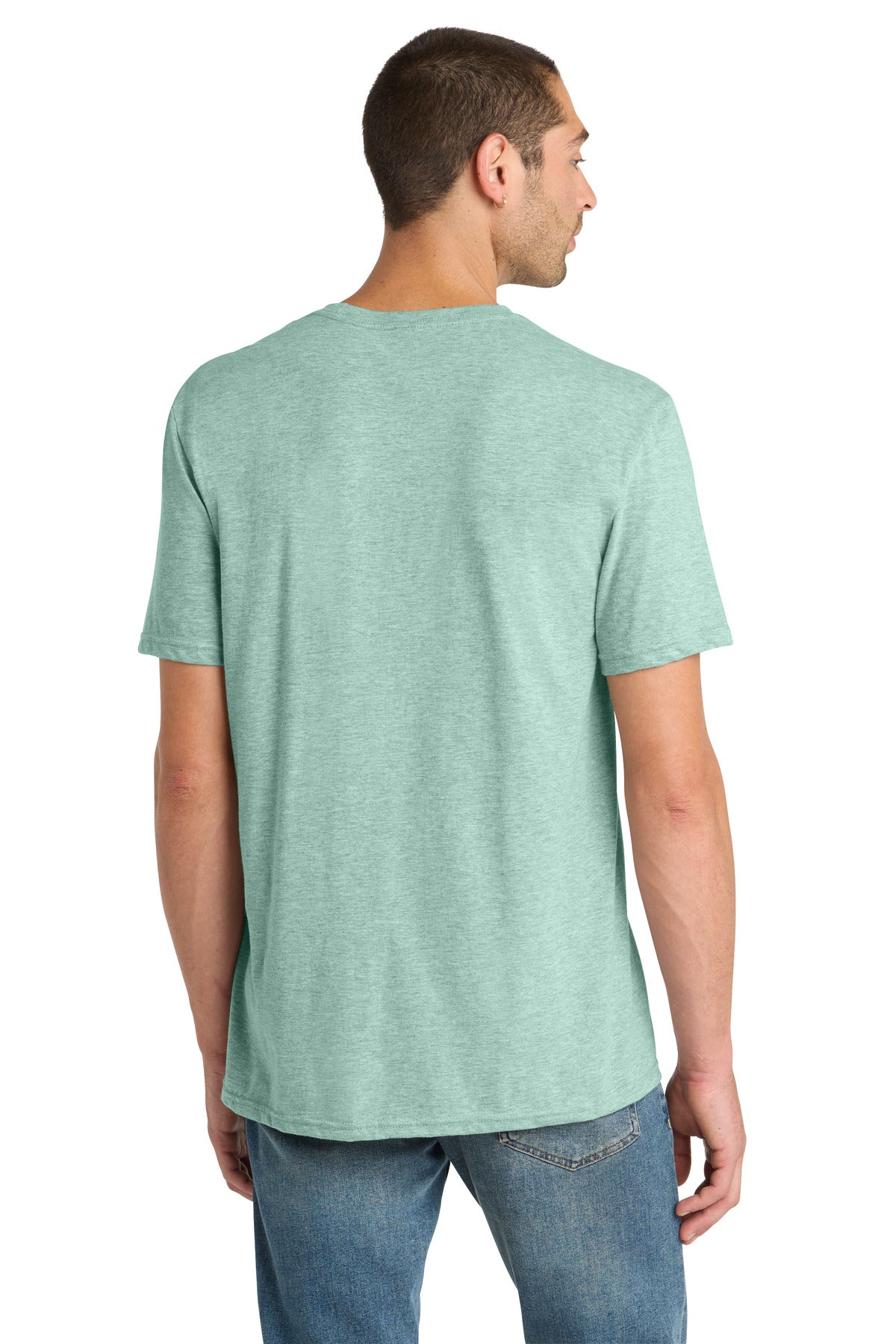 District Perfect Blend CVC Tee DM108 Heathered Dusty Sage
