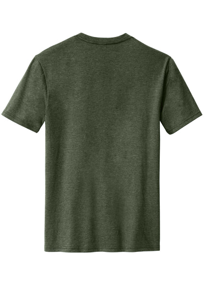 District Perfect Blend CVC Tee DM108 Heathered Forest Green