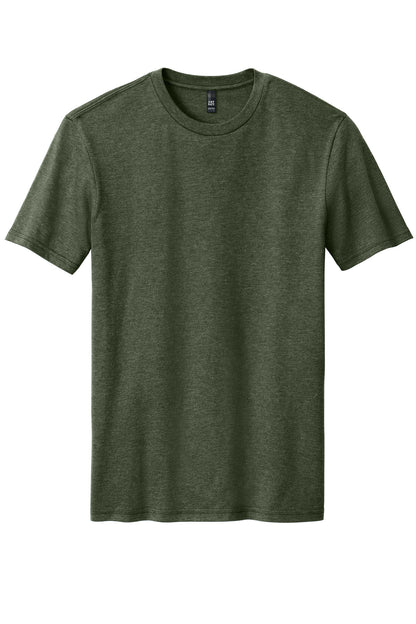 District Perfect Blend CVC Tee DM108 Heathered Forest Green