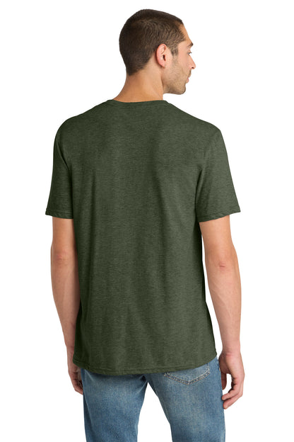 District Perfect Blend CVC Tee DM108 Heathered Forest Green