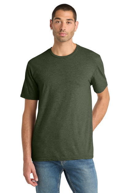 District Perfect Blend CVC Tee DM108 Heathered Forest Green