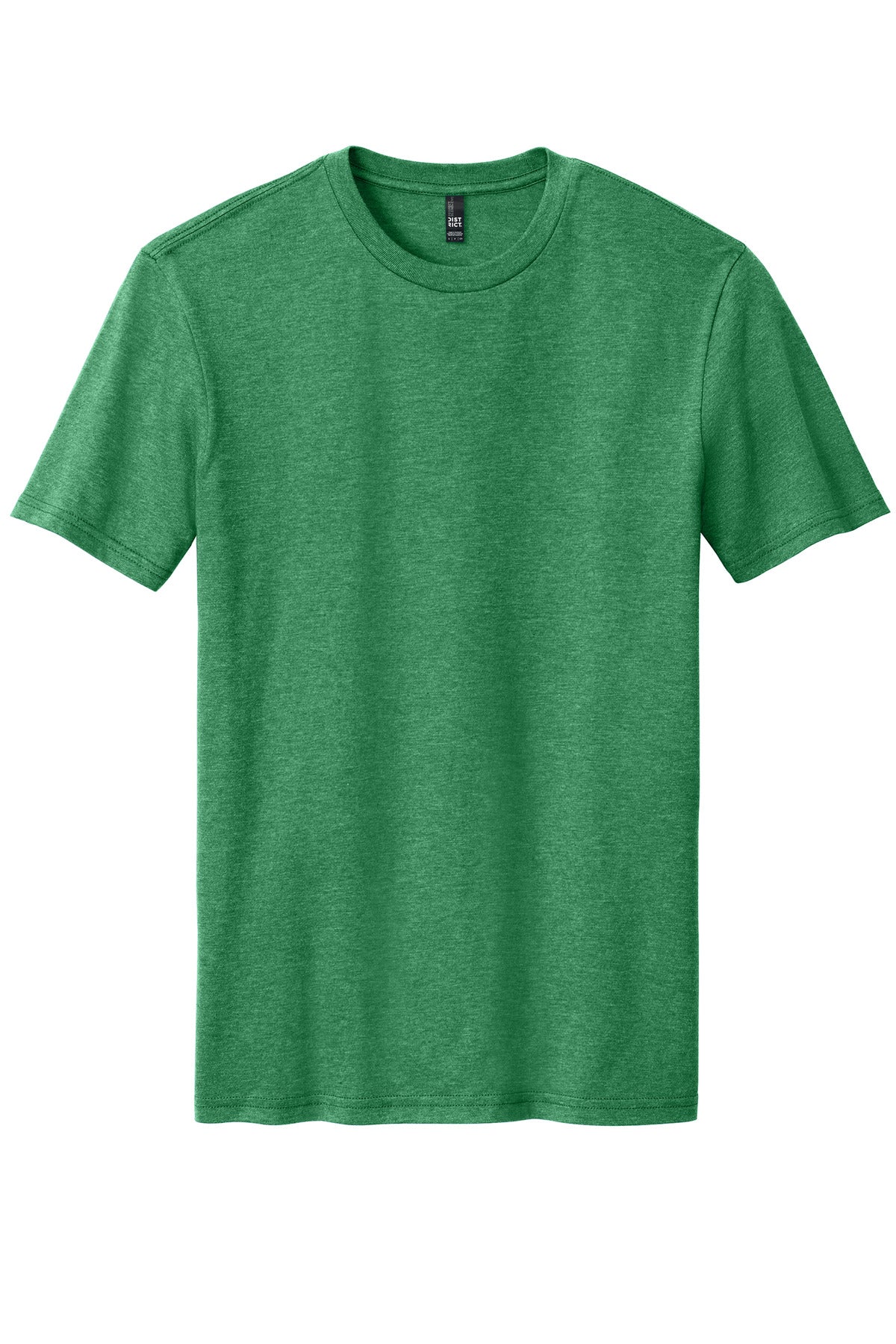 District Perfect Blend CVC Tee DM108 Heathered Kelly Green