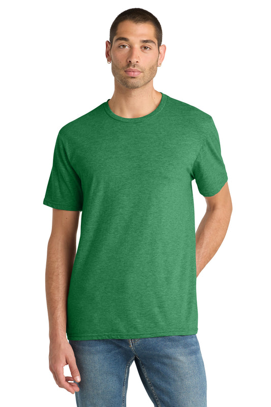 District Perfect Blend CVC Tee DM108 Heathered Kelly Green
