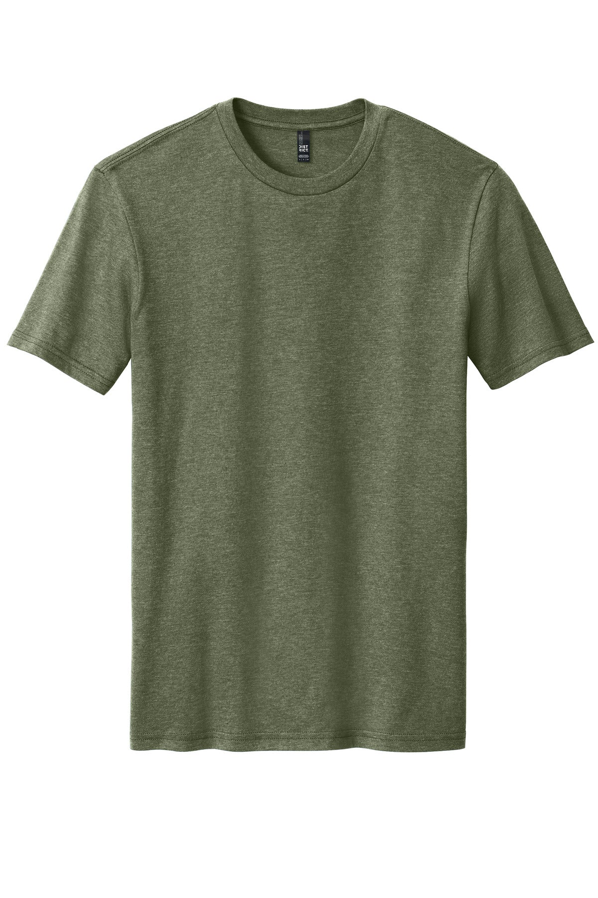 District Perfect Blend CVC Tee DM108 Heathered Olive