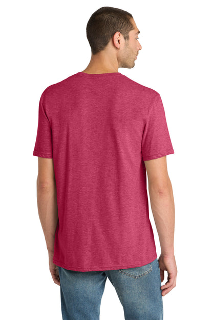 District Perfect Blend CVC Tee DM108 Heathered Red