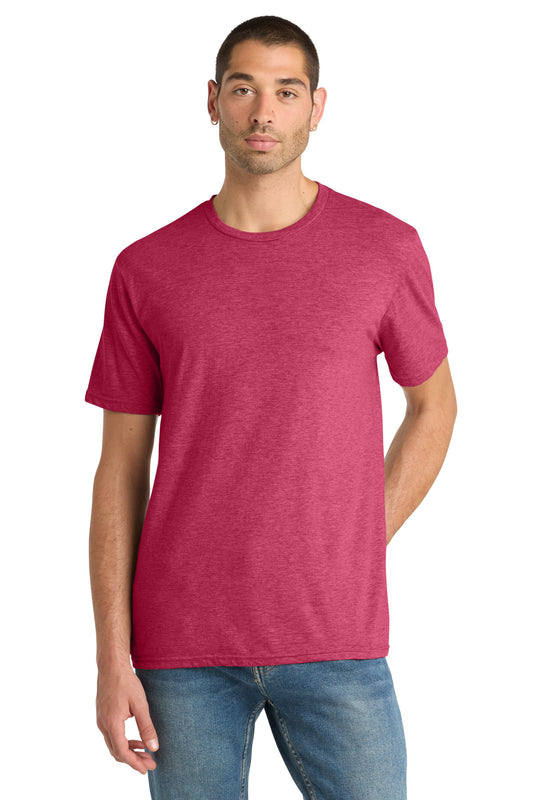 District Perfect Blend CVC Tee DM108 Heathered Red
