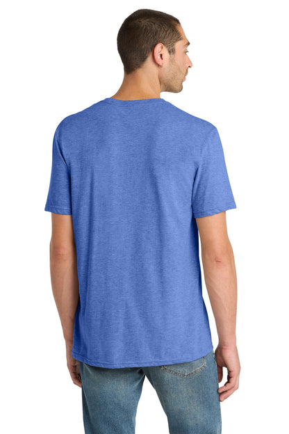 District Perfect Blend CVC Tee DM108 Heathered Royal