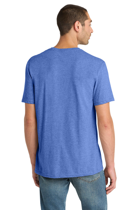 District Perfect Blend CVC Tee DM108 Heathered Royal