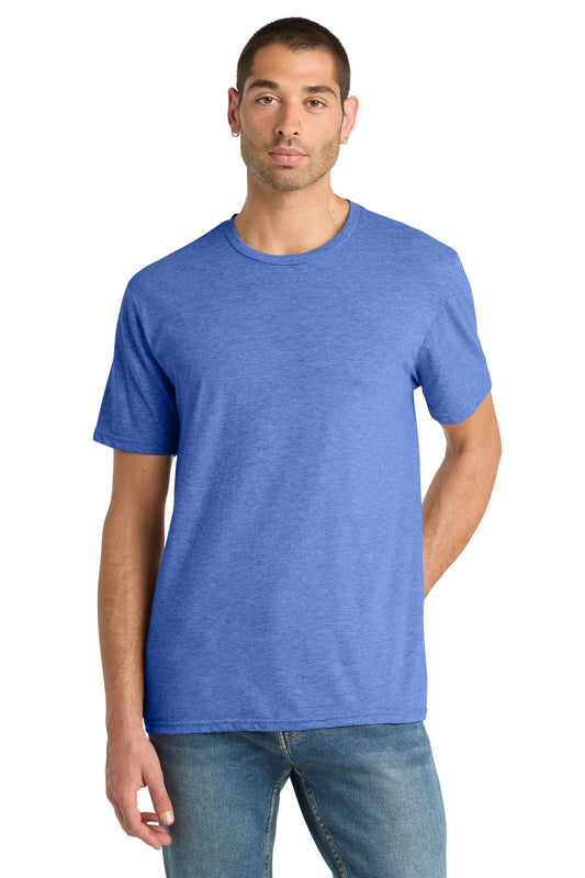 District Perfect Blend CVC Tee DM108 Heathered Royal