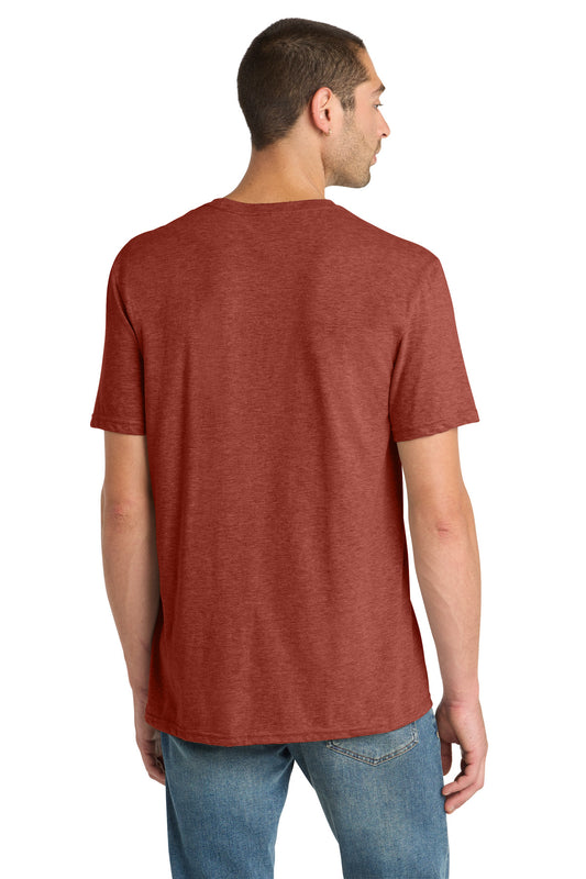District Perfect Blend CVC Tee DM108 Heathered Russet