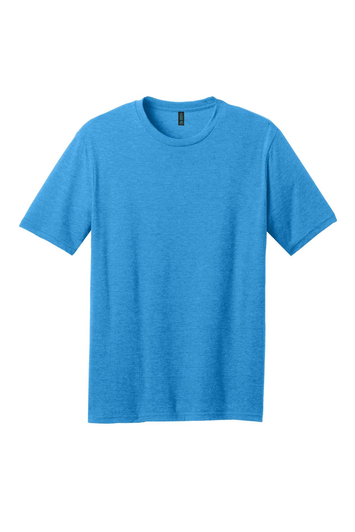 District Perfect Blend CVC Tee DM108 Heathered Bright Turquoise