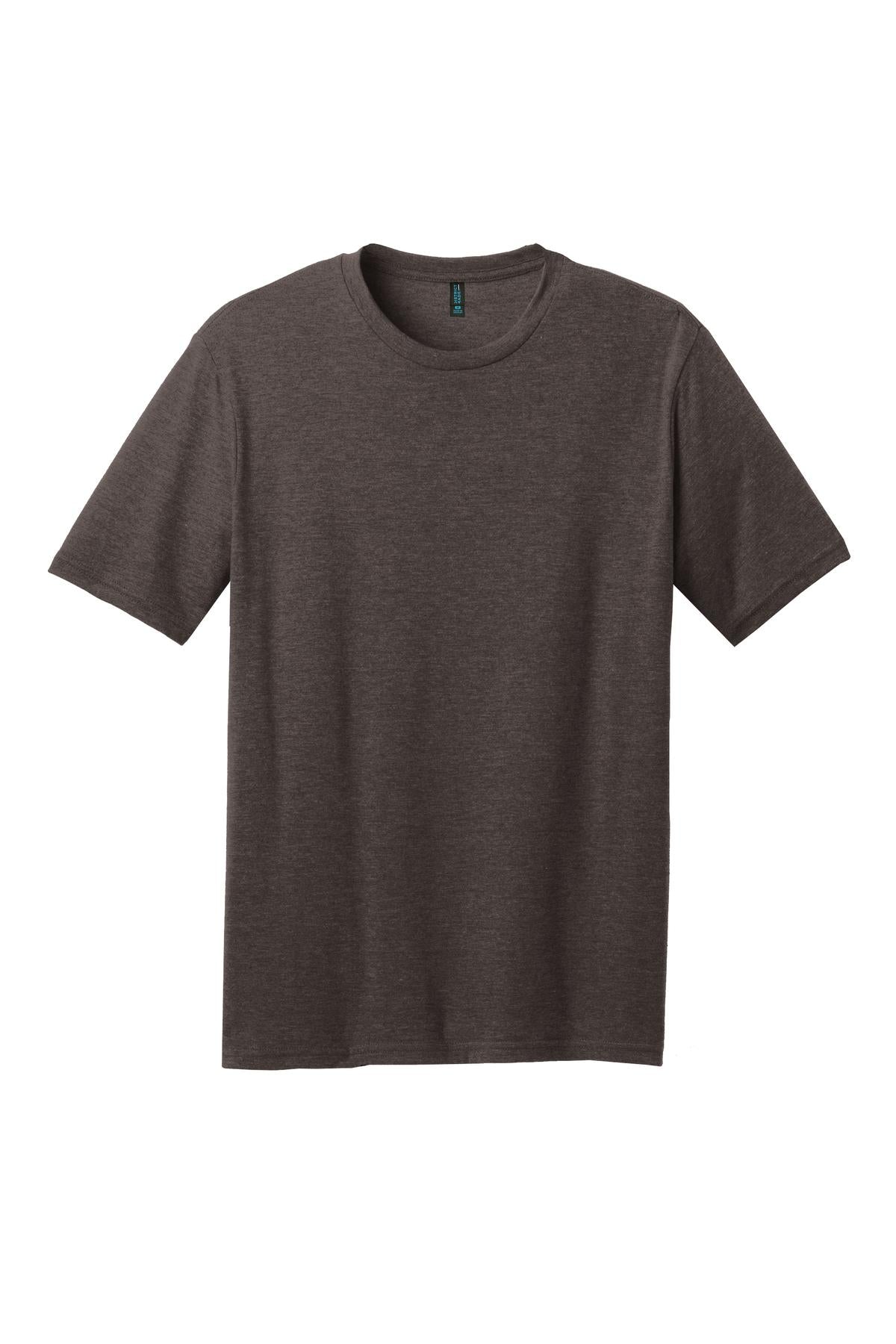 District Perfect Blend CVC Tee DM108 Heathered Brown