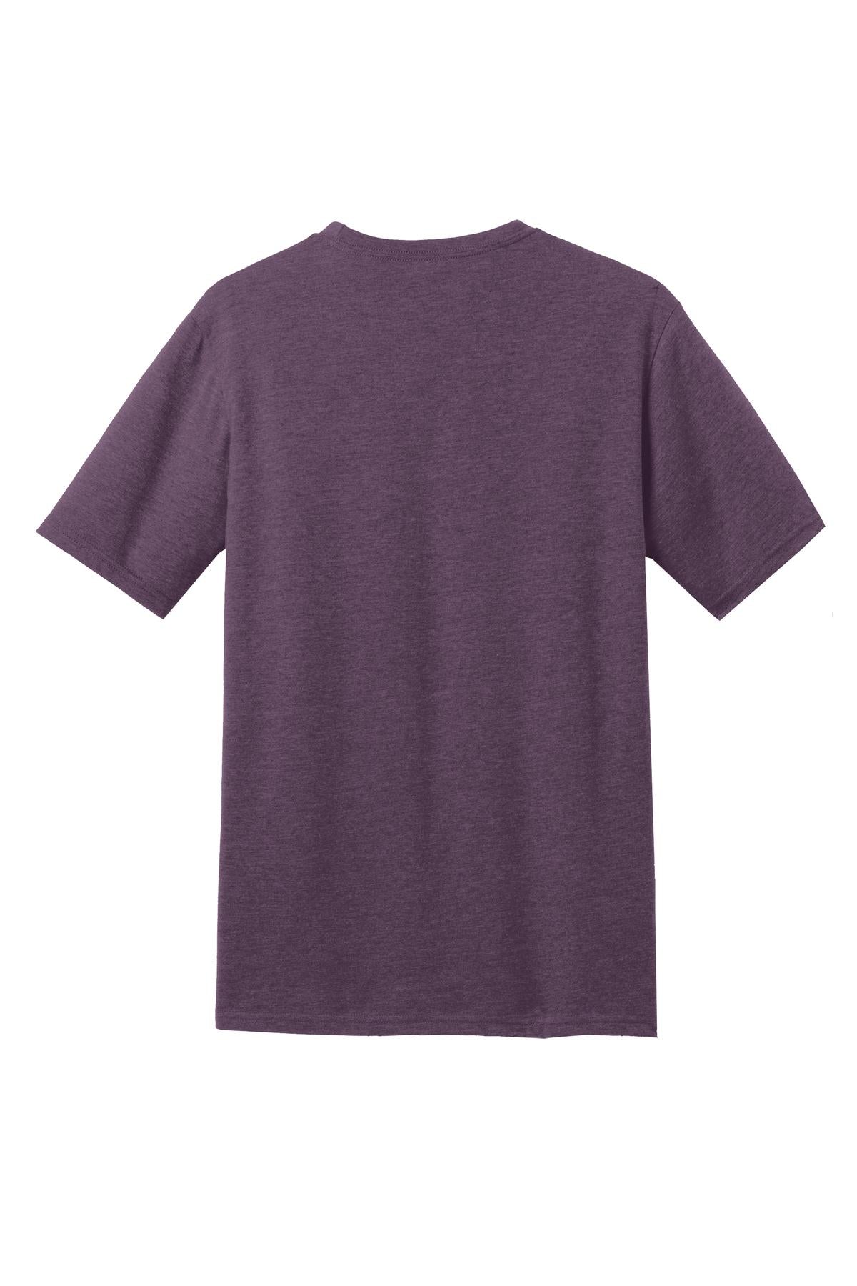 District Perfect Blend CVC Tee DM108 Heathered Eggplant
