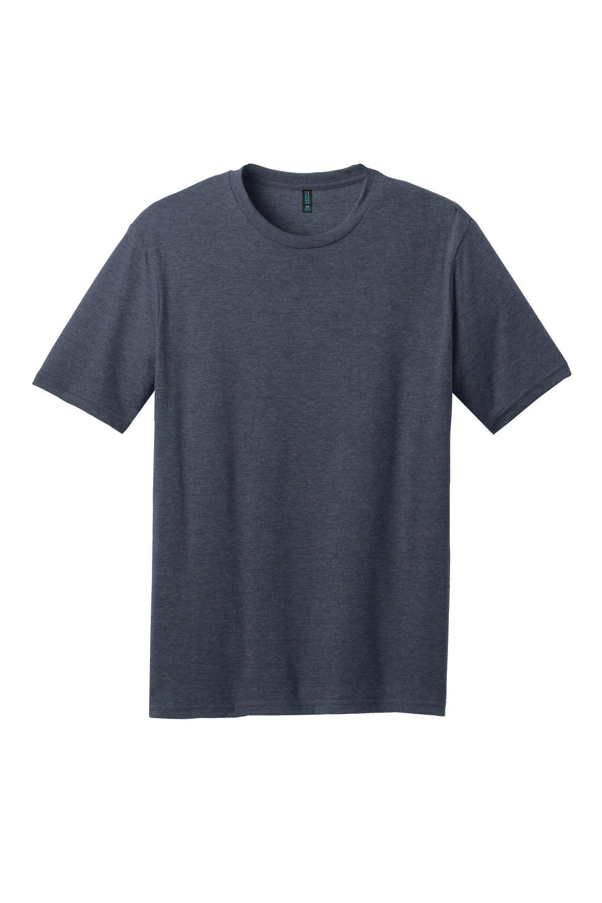 District Perfect Blend CVC Tee DM108 Heathered Navy