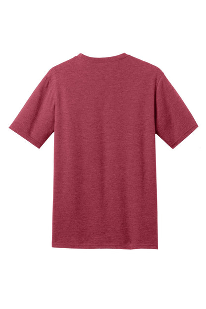 District Perfect Blend CVC Tee DM108 Heathered Red
