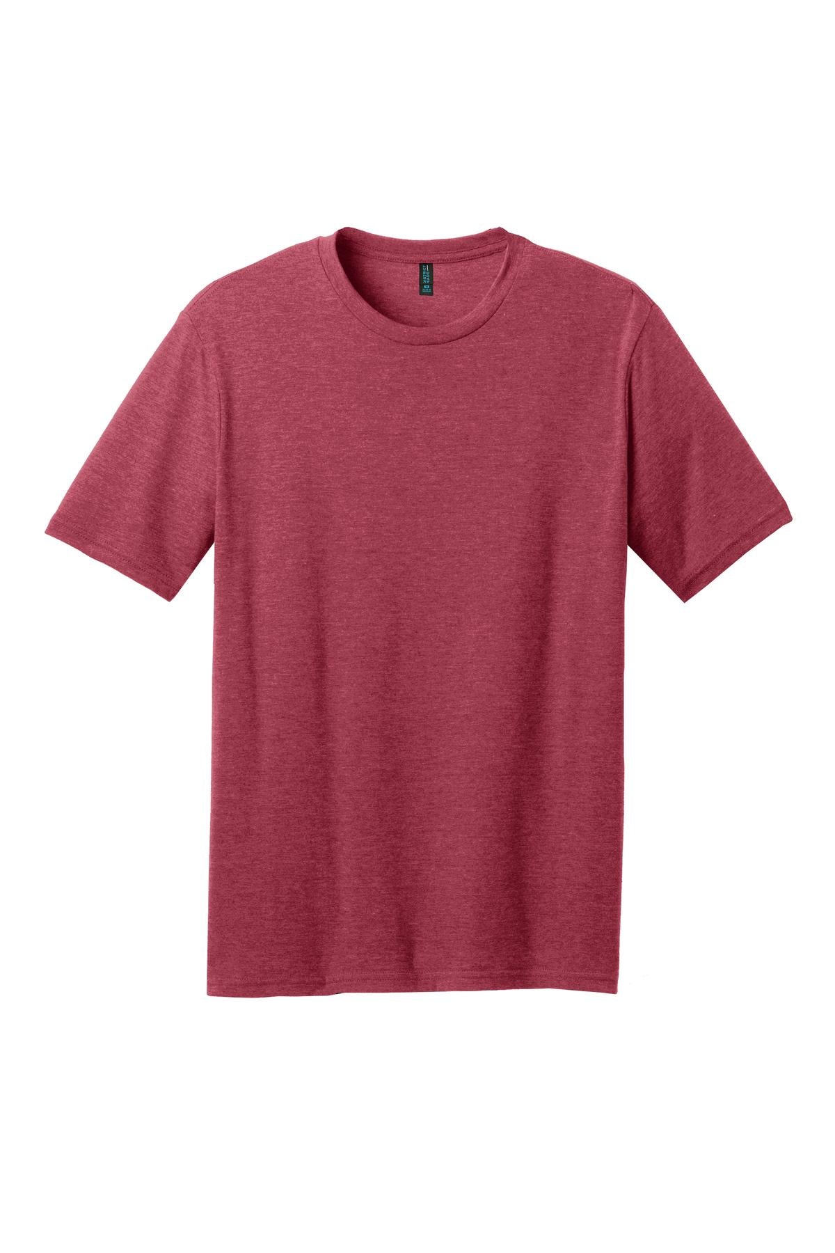 District Perfect Blend CVC Tee DM108 Heathered Red