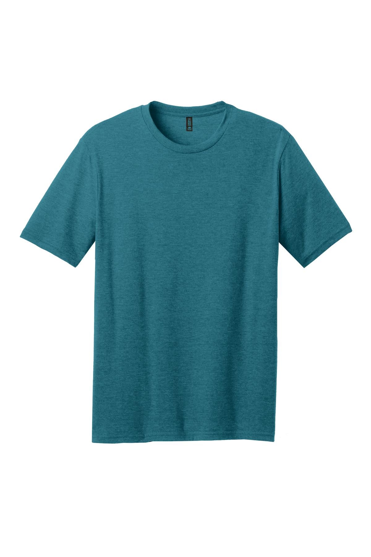 District Perfect Blend CVC Tee DM108 Heathered Teal