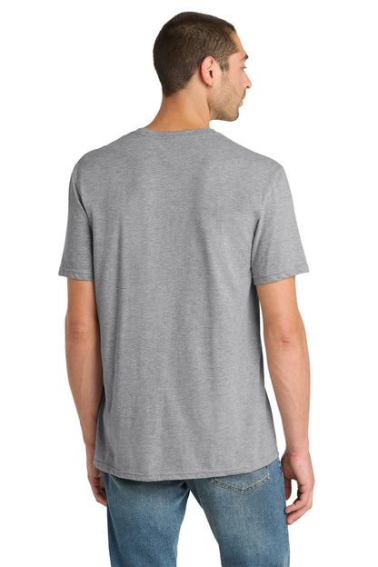 District Perfect Blend CVC Tee DM108 Light Heather Grey