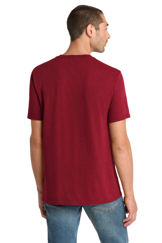 District Perfect Blend CVC Tee DM108 Red Fleck