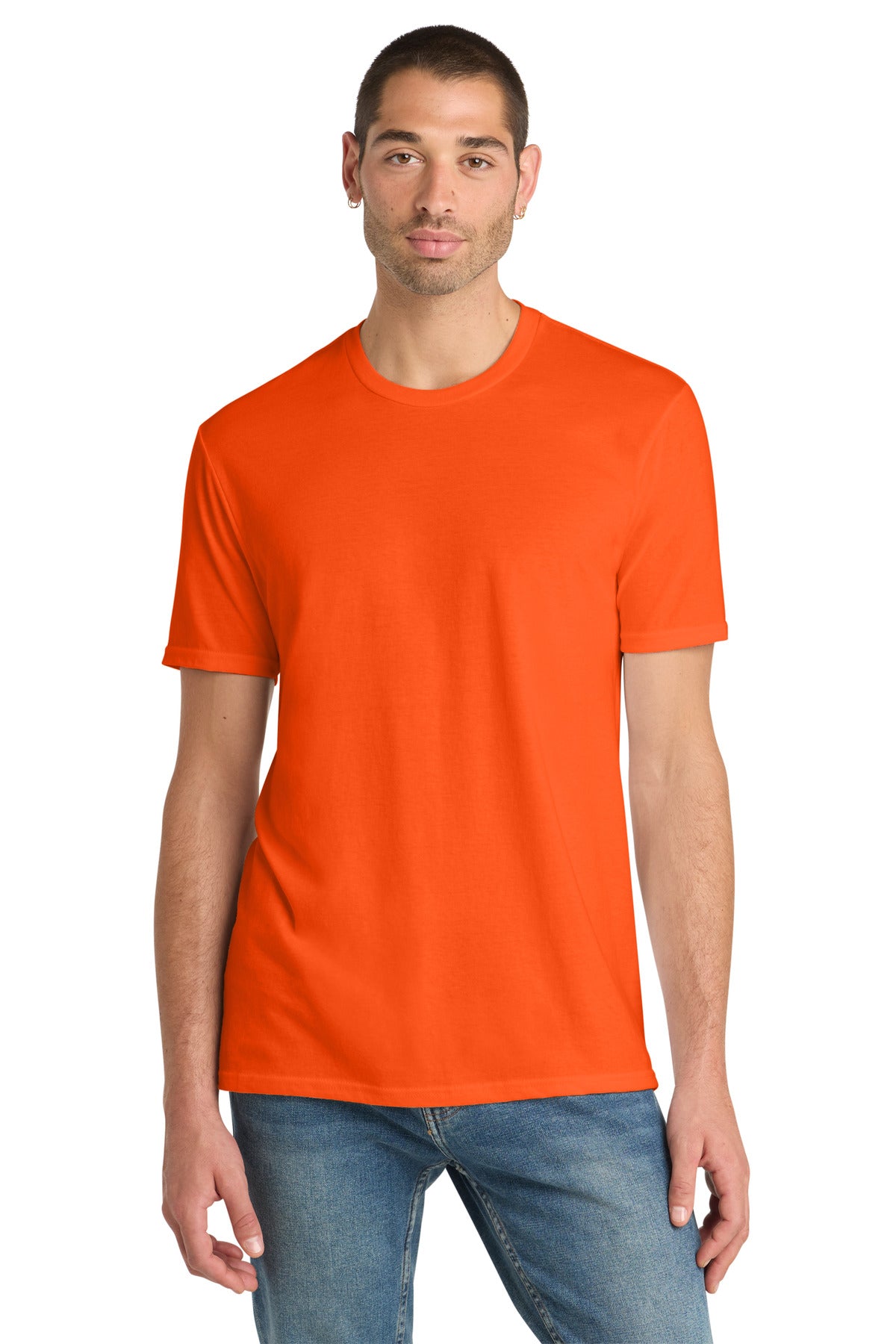 District Perfect Blend CVC Tee DM108 S. Orange