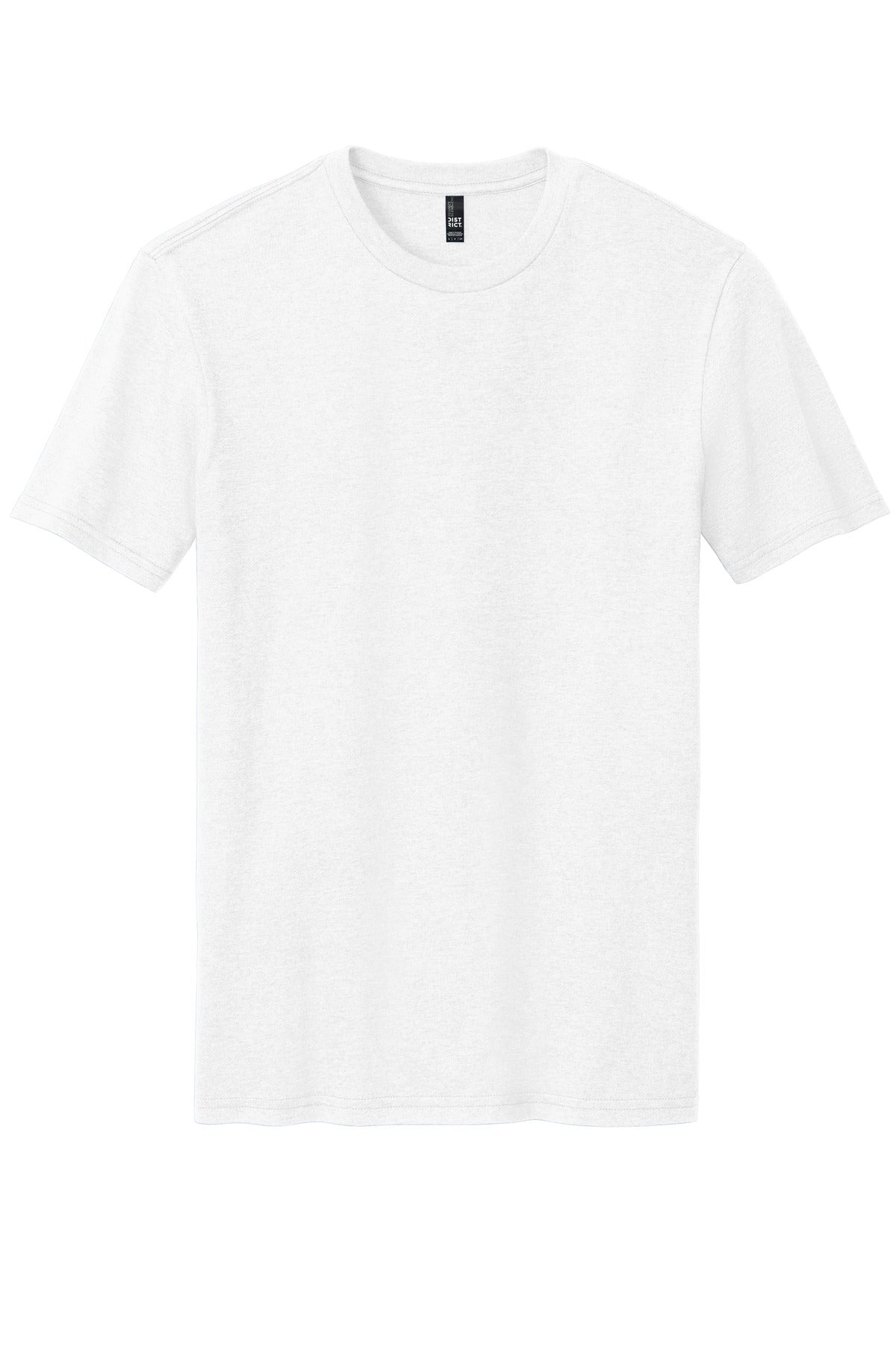 District Perfect Blend CVC Tee DM108 White