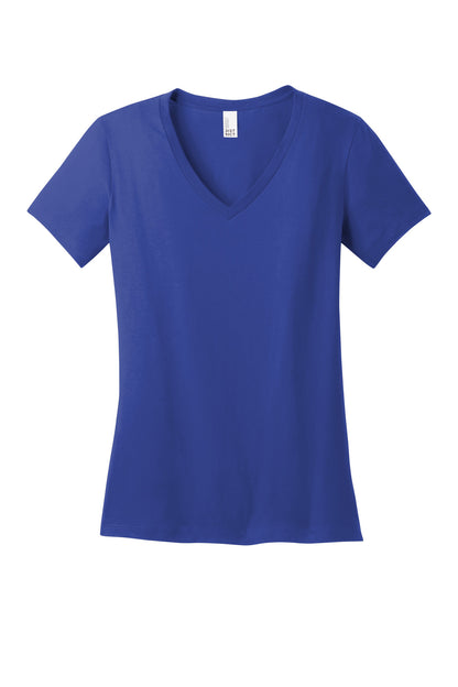 District - Women's Perfect Weight V-Neck Tee DM1170L Deep Royal
