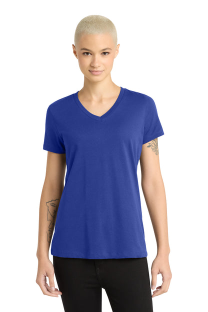 District - Women's Perfect Weight V-Neck Tee DM1170L Deep Royal