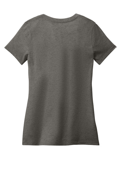 District - Women's Perfect Weight V-Neck Tee DM1170L Heathered Charcoal