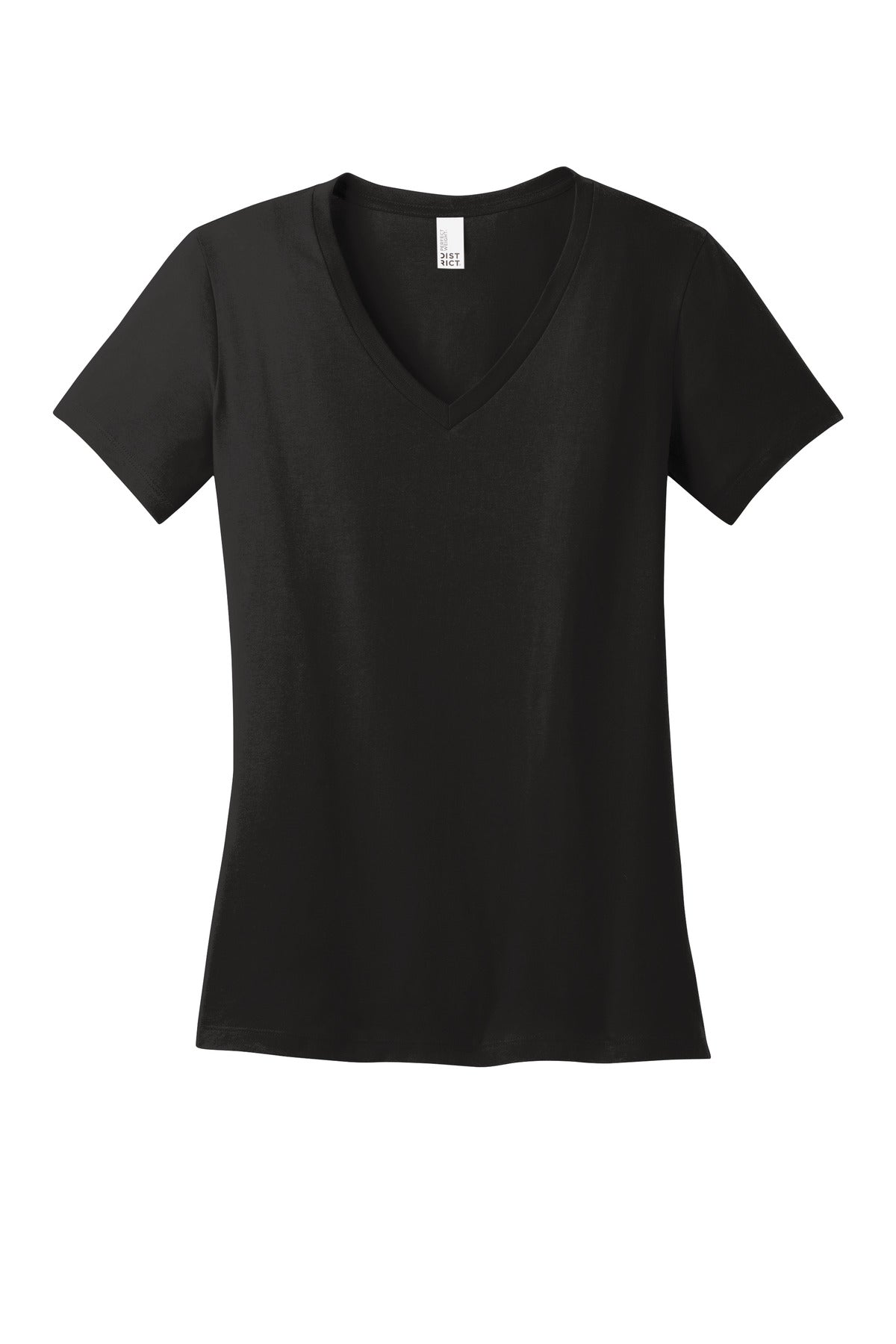 District - Women's Perfect Weight V-Neck Tee DM1170L Jet Black