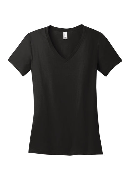 District - Women's Perfect Weight V-Neck Tee DM1170L Jet Black