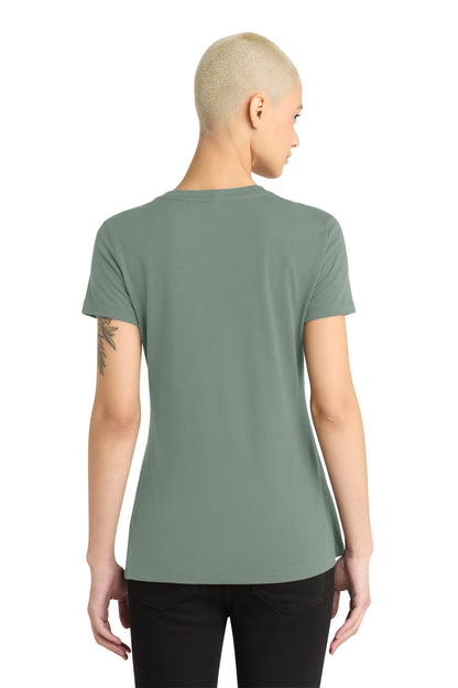 District - Women's Perfect Weight V-Neck Tee DM1170L Laurel Green