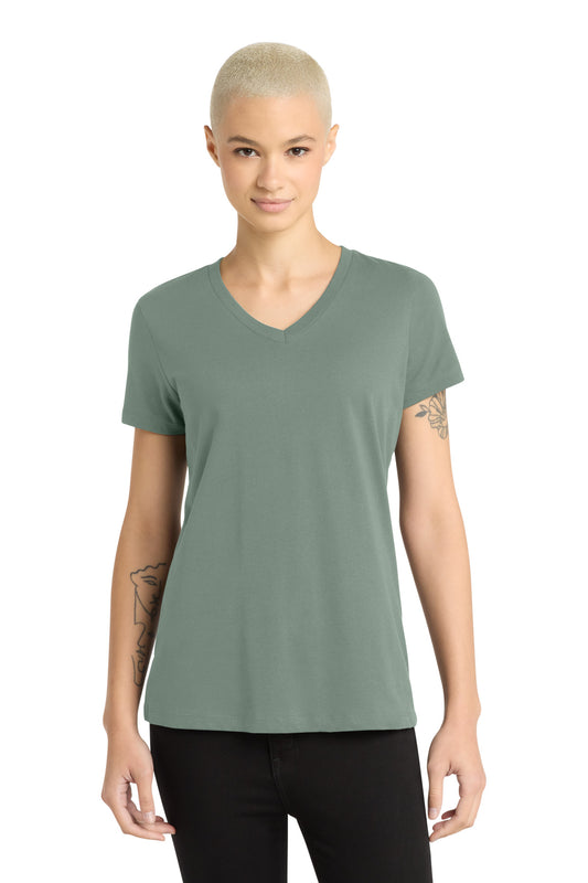 District - Women's Perfect Weight V-Neck Tee DM1170L Laurel Green
