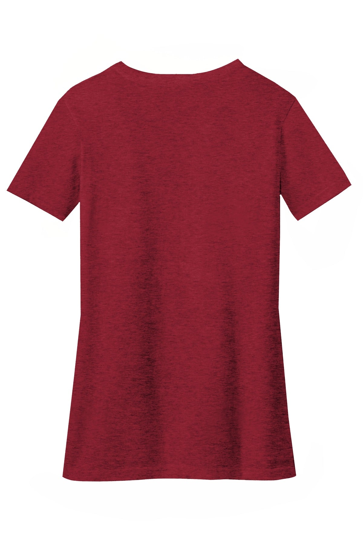 District Women's Perfect Blend CVC V-Neck Tee DM1190L Deep Royal Fleck