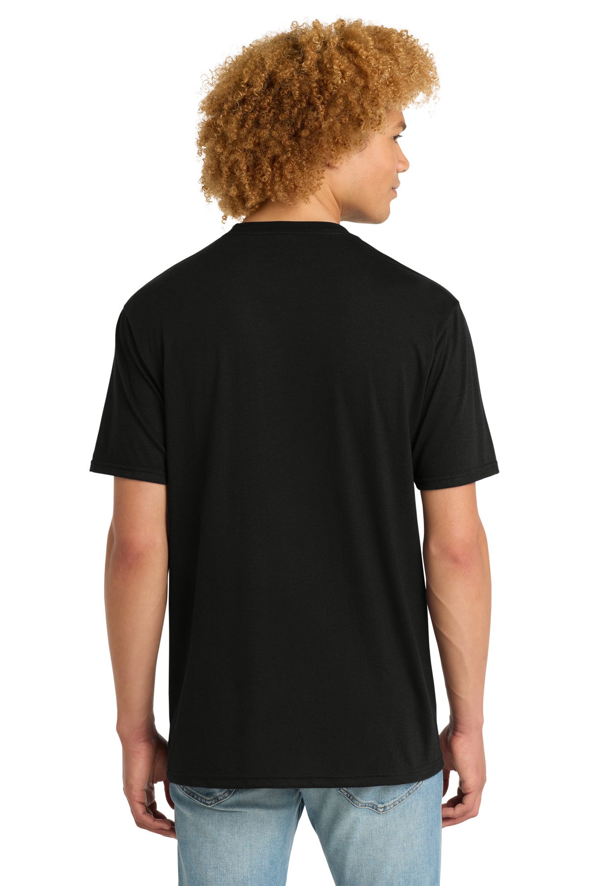 District Perfect Tri DTG Tee DM130DTG Black