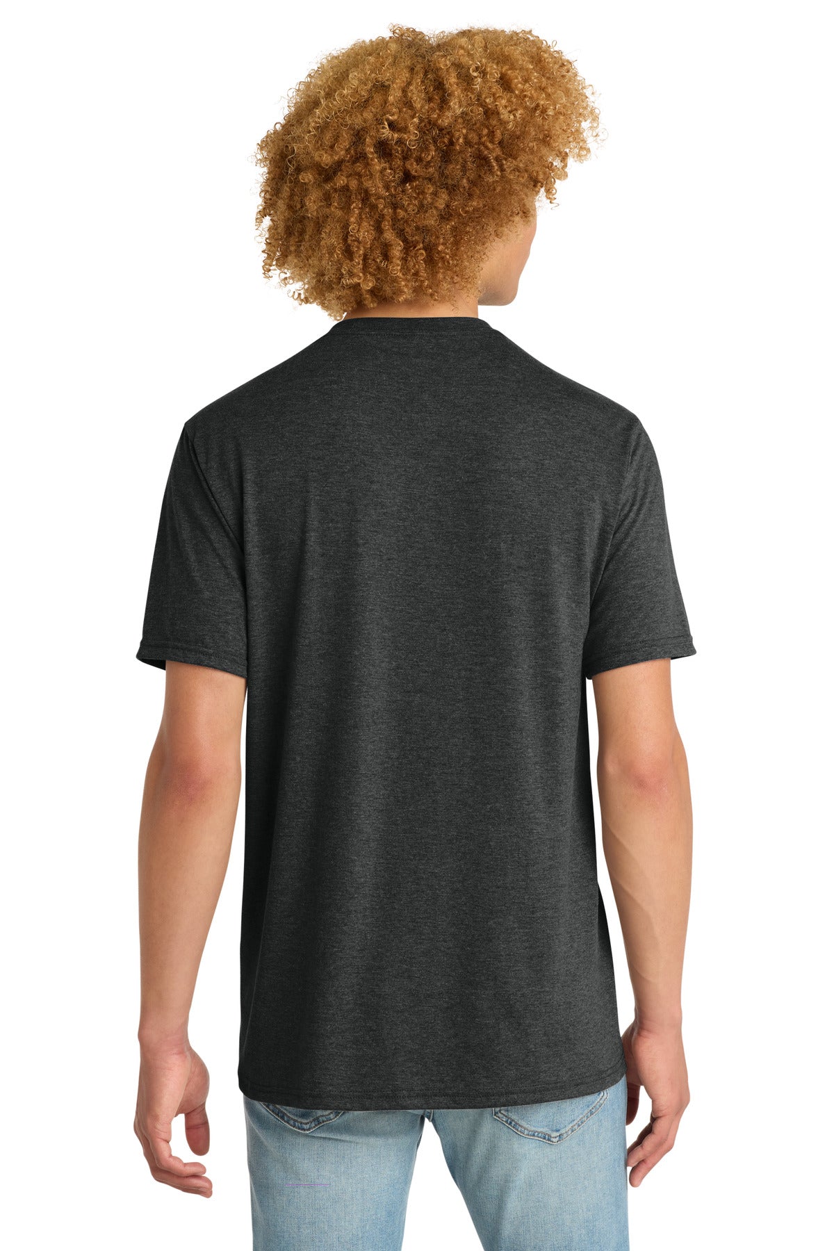 District Perfect Tri DTG Tee DM130DTG Black Frost