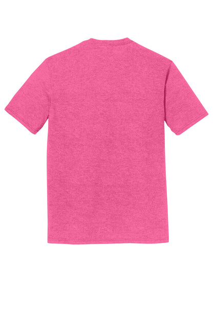 District Perfect Tri DTG Tee DM130DTG Fuchsia Frost