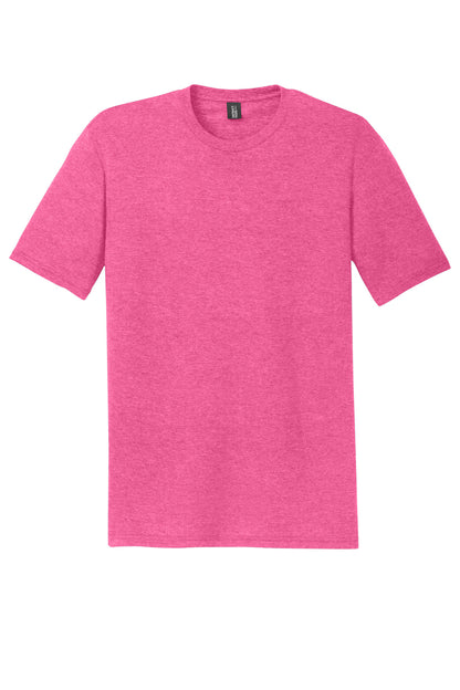 District Perfect Tri DTG Tee DM130DTG Fuchsia Frost