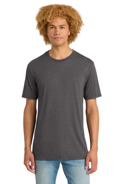 District Perfect Tri DTG Tee DM130DTG Heathered Charcoal
