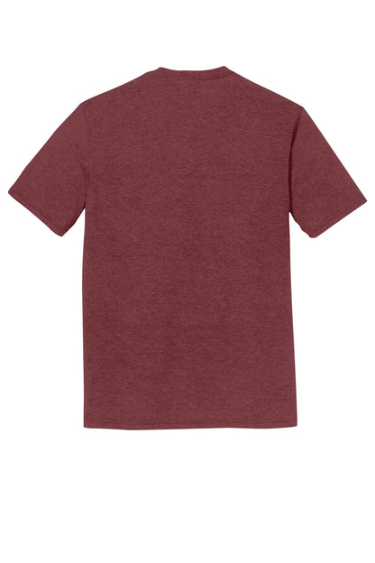 District Perfect Tri DTG Tee DM130DTG Maroon Frost